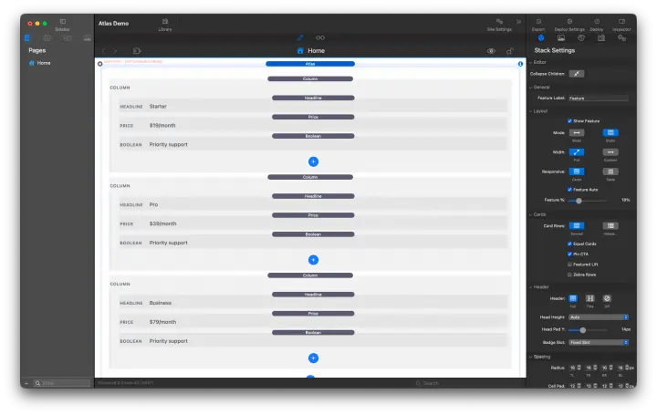 Atlas screenshot