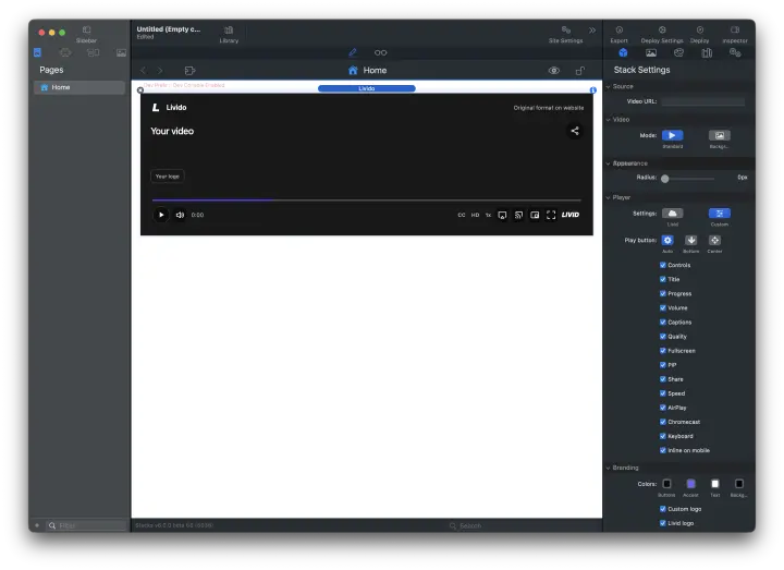 Livido screenshot