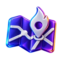 MapMax Geocoder: purple map with silver location marker