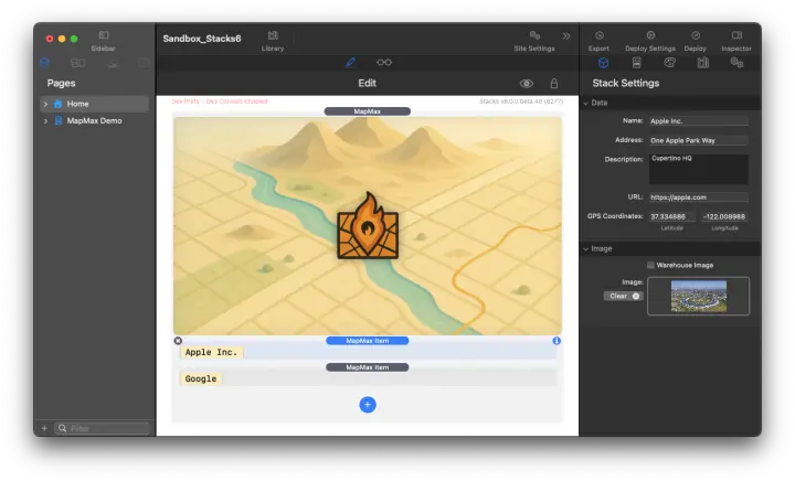 MapMax screenshot
